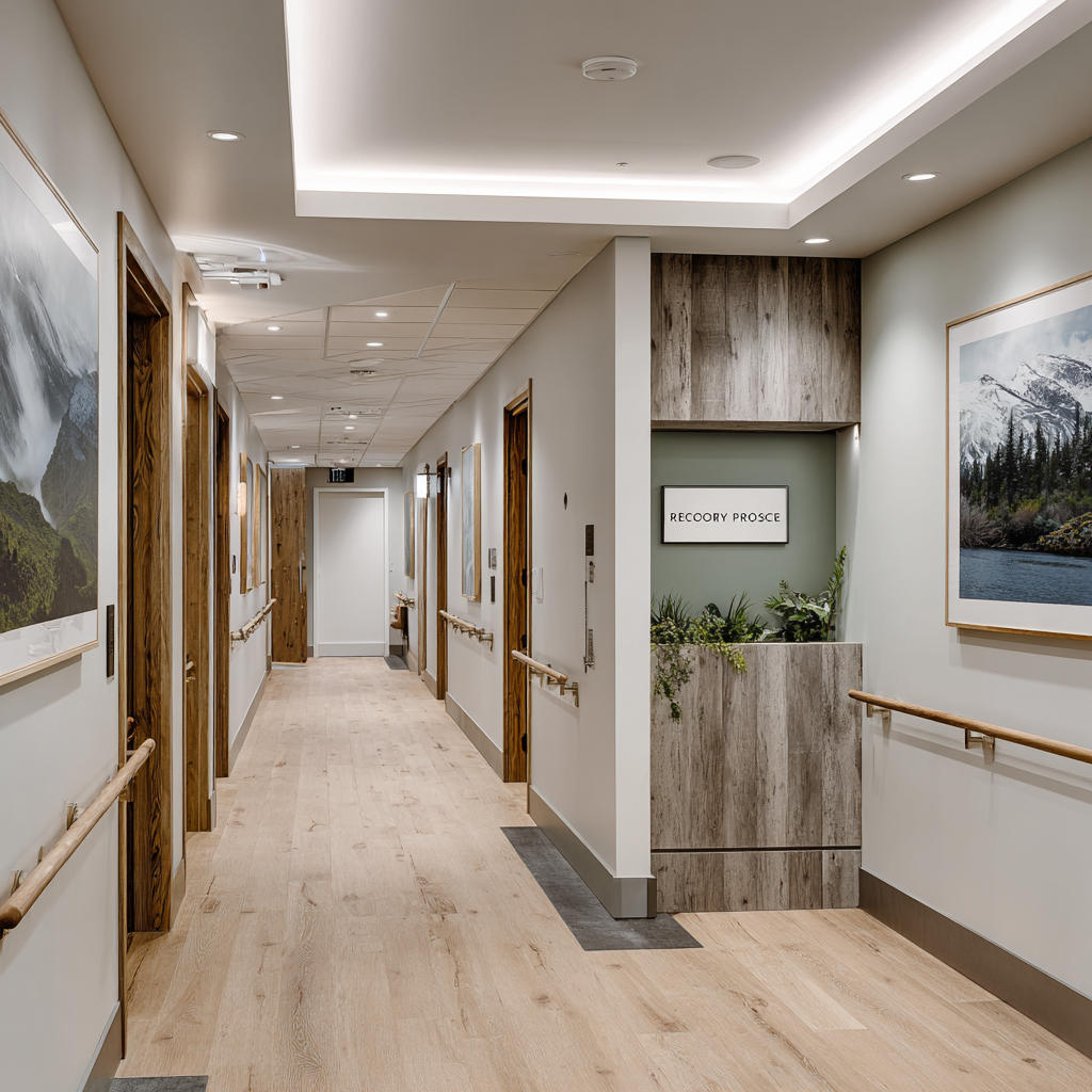 Serenity Healing campus exterior in Downey, California